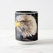 Bald Eagle Zweifarbige Tasse (Mittel)