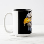 Bald Eagle Zweifarbige Tasse (Links)