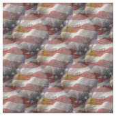 Bald Eagles & American Flags Patriotic Collage Stoff (Muster)