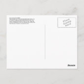 Bald Eagles begrüßt die Starward-Zuhause Postkarte (Rückseite)