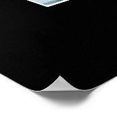 Bald Eagles COURAGE Motivierend Art Poster (Ecke)