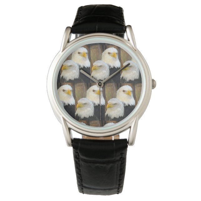 Bald Eagles Mens oder Ladys Watch Armbanduhr (Vorderseite)