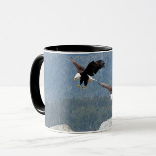 Bald Eagles Tasse (Vorderseite Links)