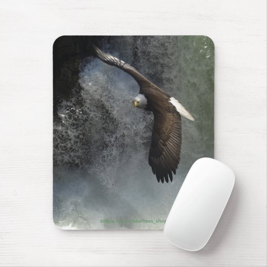 BALD-EGLER & WATERFALL-Mousepad Mousepad (Mit Mouse)