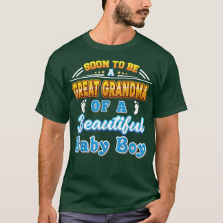 Bald ein großes Oma eines schönen Babyjungen zu se T-Shirt