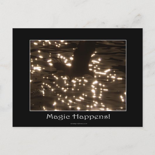 BALD-ELER UND SONNENWASSER POSTKARTE (Vorderseite)