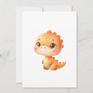 Bald erscheinende Dinosaurier-Baby-Party geschlech Einladung