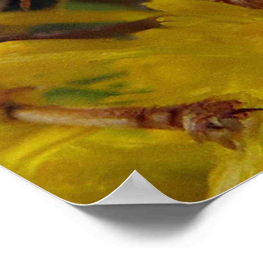 Bald-Gesichtshornet Poster (Ecke)