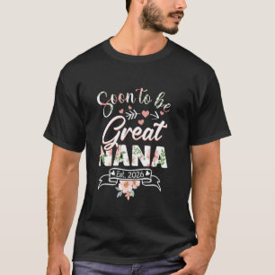 Bald großartige Nana Est 2026 Erstmalige neue Oma T-Shirt