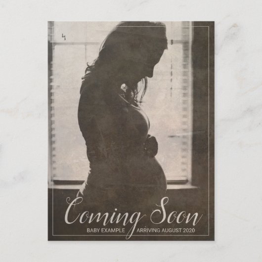 Bald - große Erwartungen Feiertagspostkarte (Vorderseite)