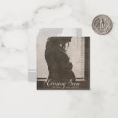 Bald - große Erwartungen Mitteilungskarte (Vorderseite/Rückseite Beispiel)