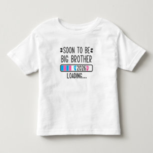 Bald großer Bruder 2026 Schwangerschaftsankündigun Kleinkind T-shirt
