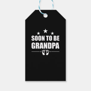 Bald Großvater oder Opa werdend Schwangerschaftsan Geschenkanhänger