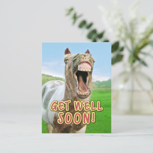 BALD GUT! POSTKARTE (Stehend Vorderseite)