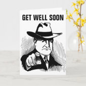 BALD GUTE GANGSTER GREETING CARDS KARTE (Gelbe Blume)