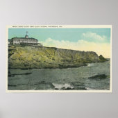 Bald Head Cliff and Exterior of Cliff House # Poster (Vorne)