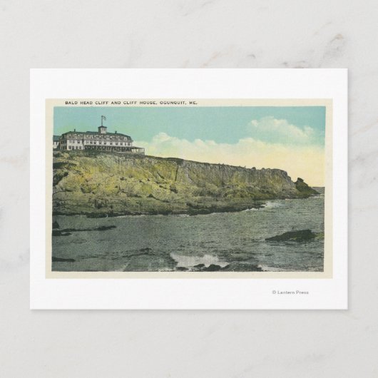 Bald Head Cliff and Exterior of Cliff House # Postkarte (Vorderseite)