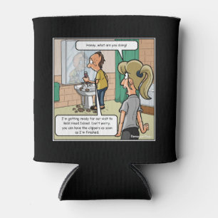 Bald Head Insel Funny Can Cooler Dosenkühler