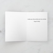 Bald Head Island Funny Birthday Card Karte (Innenseite)