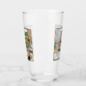 Bald Head Island Funny Drink Glass Glas (Links)