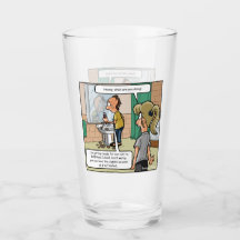 Bald Head Island Funny Drink Glass