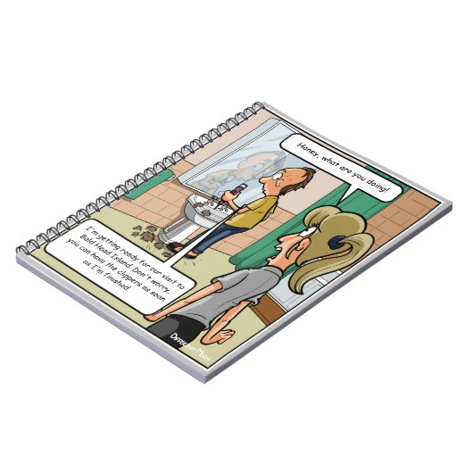 Bald Head Island Funny Notebook Notizblock (Linke Seite)