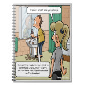 Bald Head Island Funny Notebook Notizblock (Vorderseite)