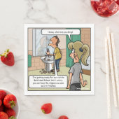 Bald Head Island Funny Party Napkins Serviette (Beispiel)