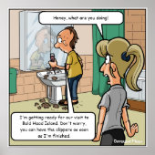 Bald Head Island Funny Poster (Vorne)