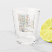 Bald Head Island Funny Shot Glass Schnapsglas (Rückseite)