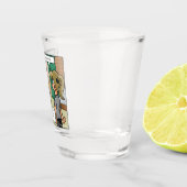 Bald Head Island Funny Shot Glass Schnapsglas (Rechts)