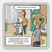 Bald Head Island Funny Stickers