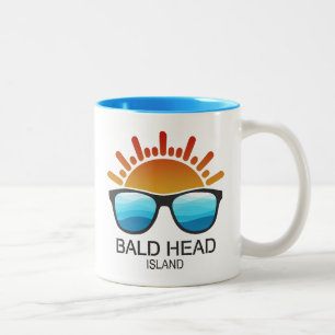Bald Head Island North Carolina Sonnenbrille Zweifarbige Tasse