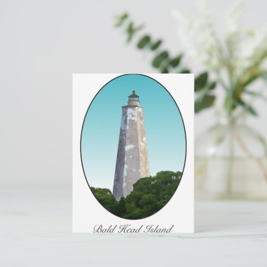 Bald Head Postkarte (Stehend Vorderseite)