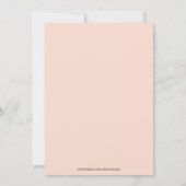 Bald ins Foto Schwangerschaft Ankündigung (Rückseite)