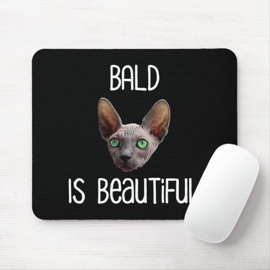 Bald ist eine schöne Niedliche Haare-Sphynx-Katze Mousepad (Mit Mouse)