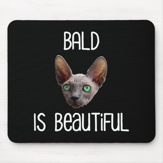 Bald ist eine schöne Niedliche Haare-Sphynx-Katze Mousepad (Vorne)