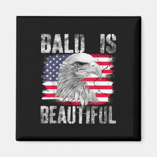 Bald ist eine wunderschöne amerikanische Fahne der Magnet