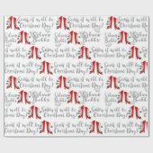 Bald ist Weihnachten! Geschenkpapier (Flach)