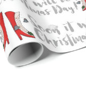 Bald ist Weihnachten! Geschenkpapier (Rolleneckpunkt)