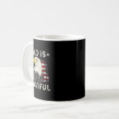 Bald ist wunderschön 4. Juli Unabhängigkeitstag. Kaffeetasse (Vorderseite Links)