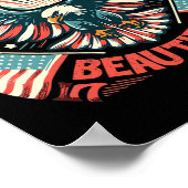 Bald ist wunderschön 4. Juli Unabhängigkeitstag. Poster (Ecke)