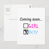 Bald...(Junge) Postkarte (Vorne/Hinten)