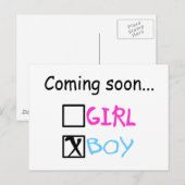 Bald...(Junge) Postkarte (Vorne/Hinten)