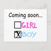 Bald...(Junge) Postkarte (Vorderseite)