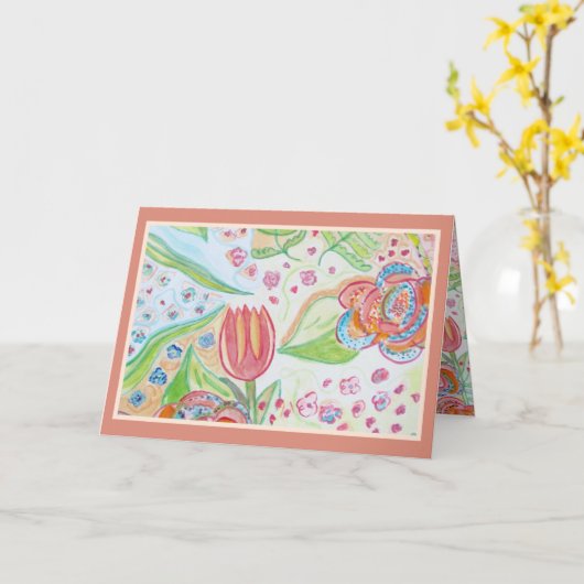 Bald Karte (Gelbe Blume)