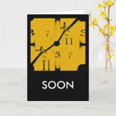 BALD KARTE (Gelbe Blume)