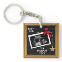 Bald kommt Baby Ultrasound Weihnachts Peg Board