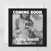 Bald kommt die neutrale Schwangerschaft der sozial Ankündigung (Vorderseite)