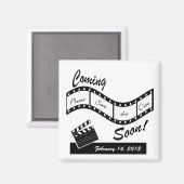 Bald kommt - Filmstreifen Save the Date Magnet (Vorderseite/Rückseite)